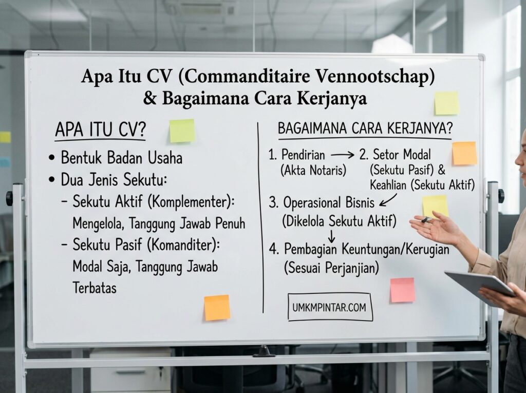 Apa Itu CV (Commanditaire Vennootschap) dan Bagaimana Cara Kerjanya