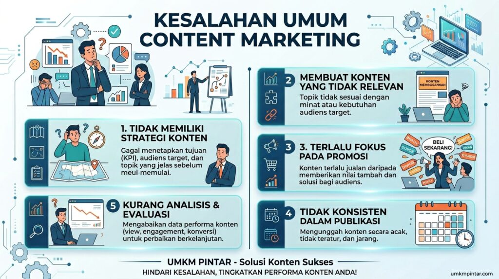 Kesalahan Content Marketing yang Sering Terjadi
