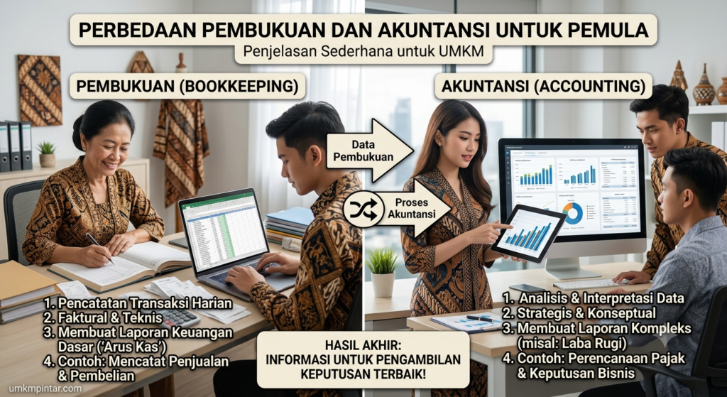 Perbedaan Pembukuan Dan Akuntansi Untuk Pemula